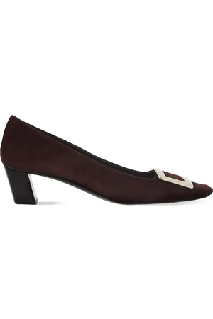 Roger Vivier Belle Vivier Suede Courts