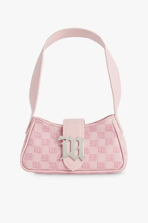 MISBHV Jacquard Monogram Canvas Shoulder Bag