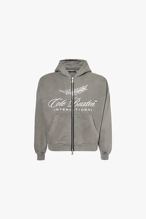Cole Buxton International Brand-print Cotton-jersey Hoody