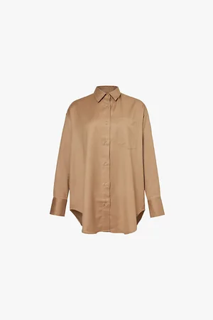 Sunspel Oversized Long-sleeve Wool-twill Shirt