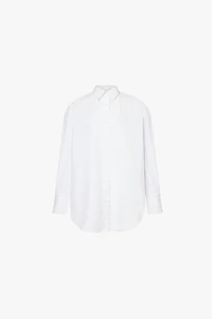 Sunspel Oversized Long-sleeve Cotton-poplin Shirt