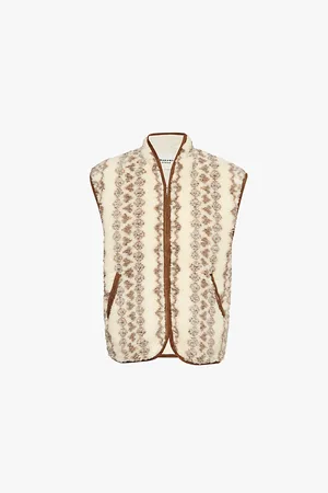 Isabel Marant Maximilia Fleece-texture Recycled-polyester and Wool Blend Gilet