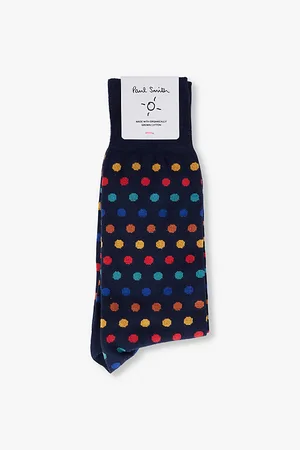 Paul Smith Gino Artist Cotton-blend Knit Socks