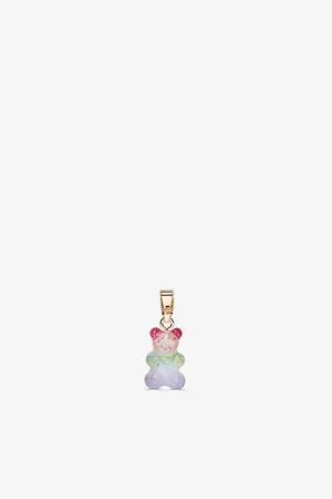 Crystal Haze Nostalgia Bear 18ct Yellow Gold-plated Brass Pendant
