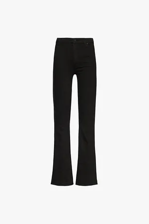 Mother The Weekender Flared-cuffs Stretch-denim Blend Jeans