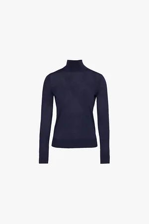 THEORY Long-sleeve Turtleneck Wool-knit Jumper