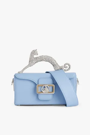 Lanvin Pencil Cat Nano Leather Top-handle Bag