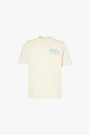 AMIRI Bowling Embossed-branding Cotton-jersey T-shirt