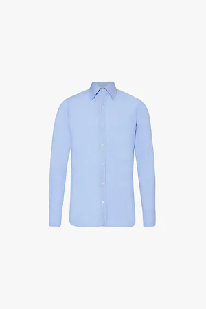 Tom Ford Check-print Long-sleeve Cotton Shirt