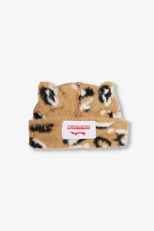 Charles Jeffrey Loverboy Faux-fur Animal-ear-embellishment Woven Beanie