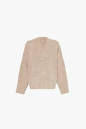 FEAR OF GOD Overlapped V-neck Wool-blend Jumper