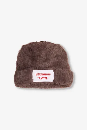 Charles Jeffrey Loverboy Faux-fur Animal-ear-embellishment Woven Beanie