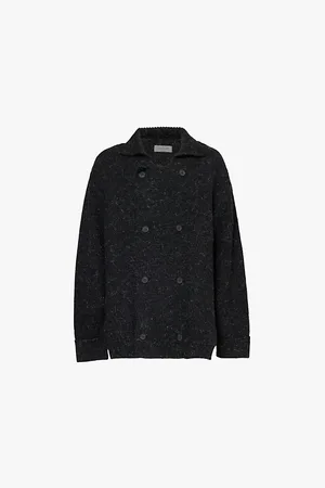 YOHJI YAMAMOTO Double-breasted Loose-fit Wool Cardigan