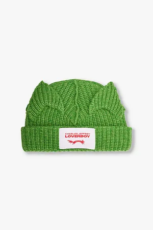 Charles Jeffrey Loverboy Chunky Animal-ear-embellishment Wool-blend Beanie