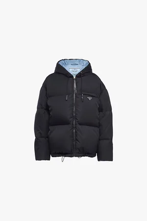 Prada Re-nylon Brand-plaque Recycled Shell-down Jacket