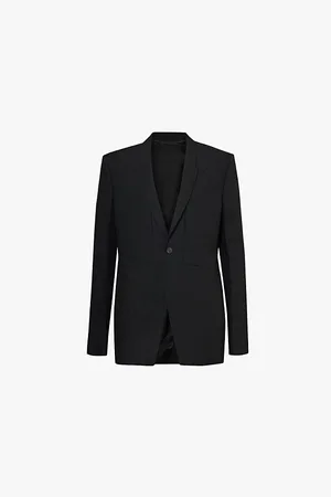 Rick Owens Fogpocket Single-breasted Slim-fit Wool Blazer