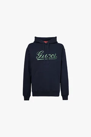 Gucci Monogram-print Striped-trims Regular-fit Cotton-piqué Polo Shirt