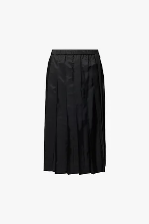 Simone Rocha Pleated Elasticated-waist Woven Kilt