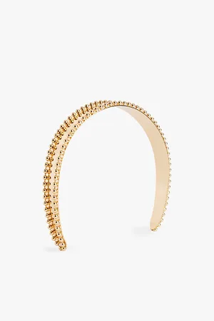 LELET NY Liv 14ct Yellow -plated Brass Headband