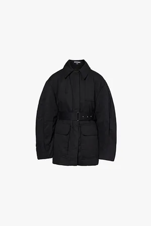 Jacquemus Le Bari Belted Cotton and Linen-blend Jacket