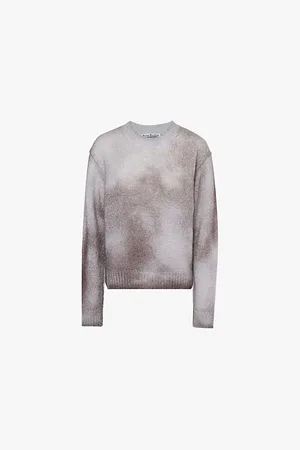 Acne Studios Sprayed-finish Knitted Wool and Mohair-blend Jumper