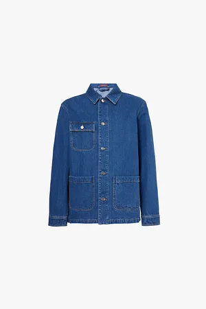 Gucci Patch-pocket Relaxed Fit Cotton-denim Jacket