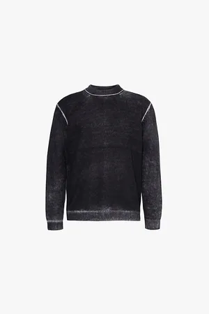Acne Studios Karpo Brand-print Relaxed-fit Wool, Cotton and Cashmere-blend Jumper