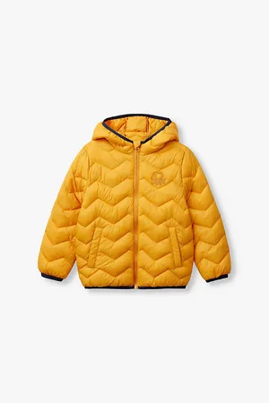 Benetton Padded Logo-embroidered Shell Jacket 18 Months-6 Years