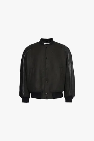 Acne Studios Varsity Padded Relaxed-fit Wool-blend Jacket