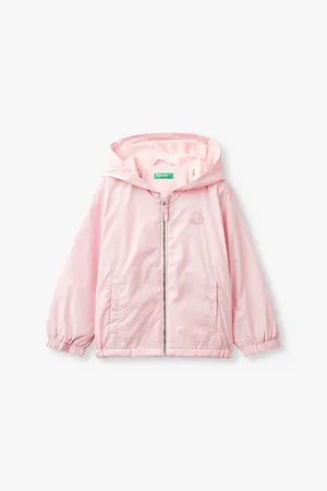 Benetton Logo-embroidered Fleece-lined Shell Jacket 18 Months-6 Years