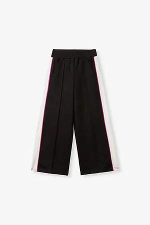 Benetton Logo-embroidered Contrast-piping Stretch Cotton-jersey Jogging Bottoms 6-14 Years