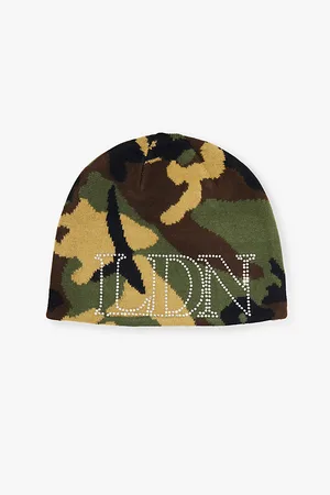 AWAKE NY Skully Crystal-embellished Knitted Beanie Hat