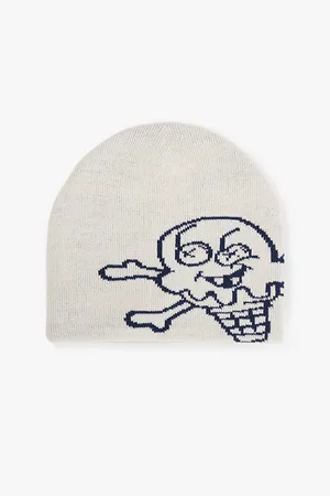 ICECREAM Cones & Bones Graphic Knitted Beanie