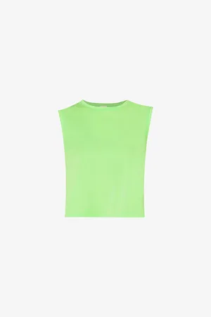 Sweaty Betty Breathe Easy Logo-brand Cropped Stretch Recycled-polyester Tank Top