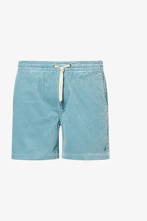 Ralph Lauren Brand-embroidered Drawstring Corduroy Shorts