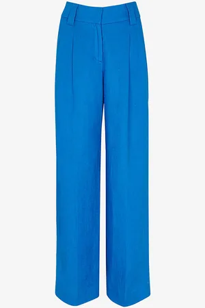 Whistles Leonie Straight-leg Mid-rise Linen Trousers