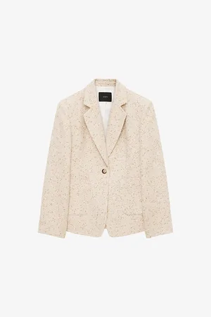 Joseph Glenview Tweed-texture Woven Jacket