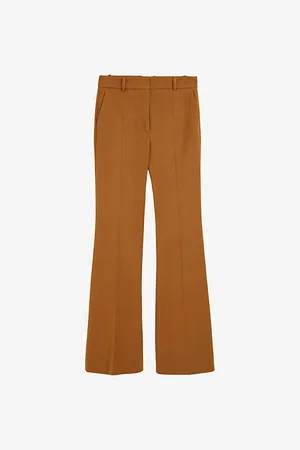 Joseph Tafira Flared-leg Mid-rise Stretch-woven Trousers