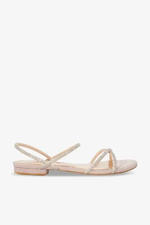 Dune Nightengale Diamante-embellished Woven Sandals