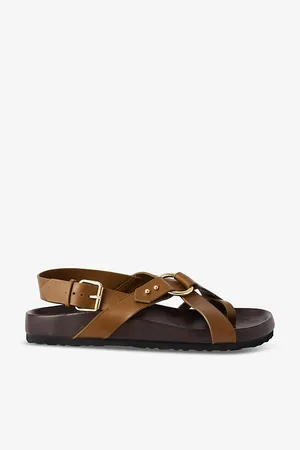 Soeur Mexico Crossover-strap Leather Sandals