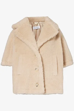 Max Mara Aleggio Relaxed-fit Wool-blend Cape