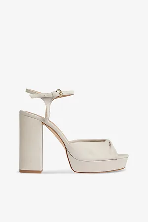 LK Bennett Rosa Twisted Suede Platform Sandals