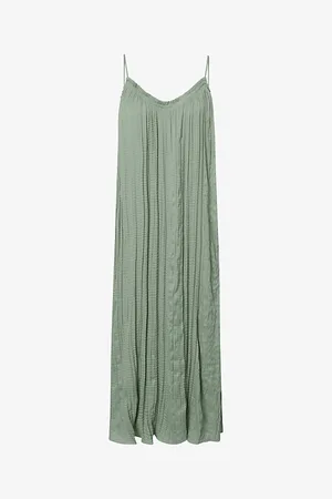 Twist & tango Summer Textured-weave Recycled-polyester Maxi Dress