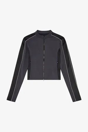 Diesel G-fort Contrast-panel Stretch Wool-blend Jacket