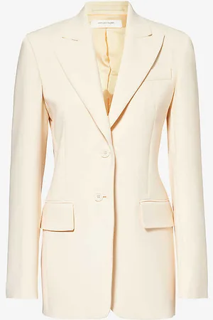 Sportmax Zermat Peak-lapel Stretch-wool Blazer