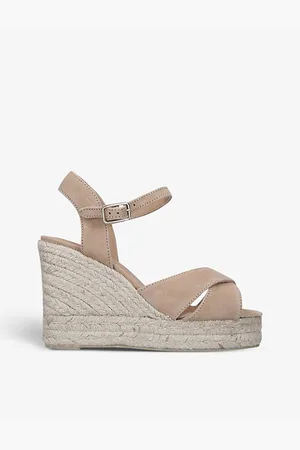 Castaner Blaudell Open-toe Suede Wedge Espadrilles