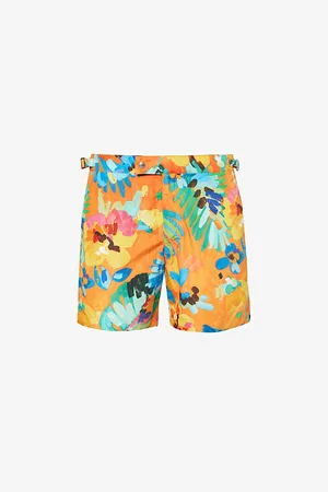 Ralph Lauren Monaco Floral-print Recycled Polyester-blend Swim Shorts