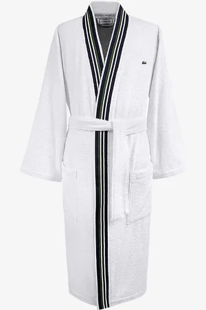 Lacoste Club Self-tie Organic Cotton Dressing Gown