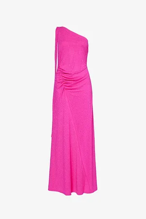 Amy Lynn Rhinestone-embellished Stretch-woven Maxi Dress
