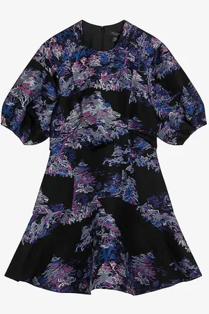 Ted Baker Wilbur Abstract Jacquard Mini Dress